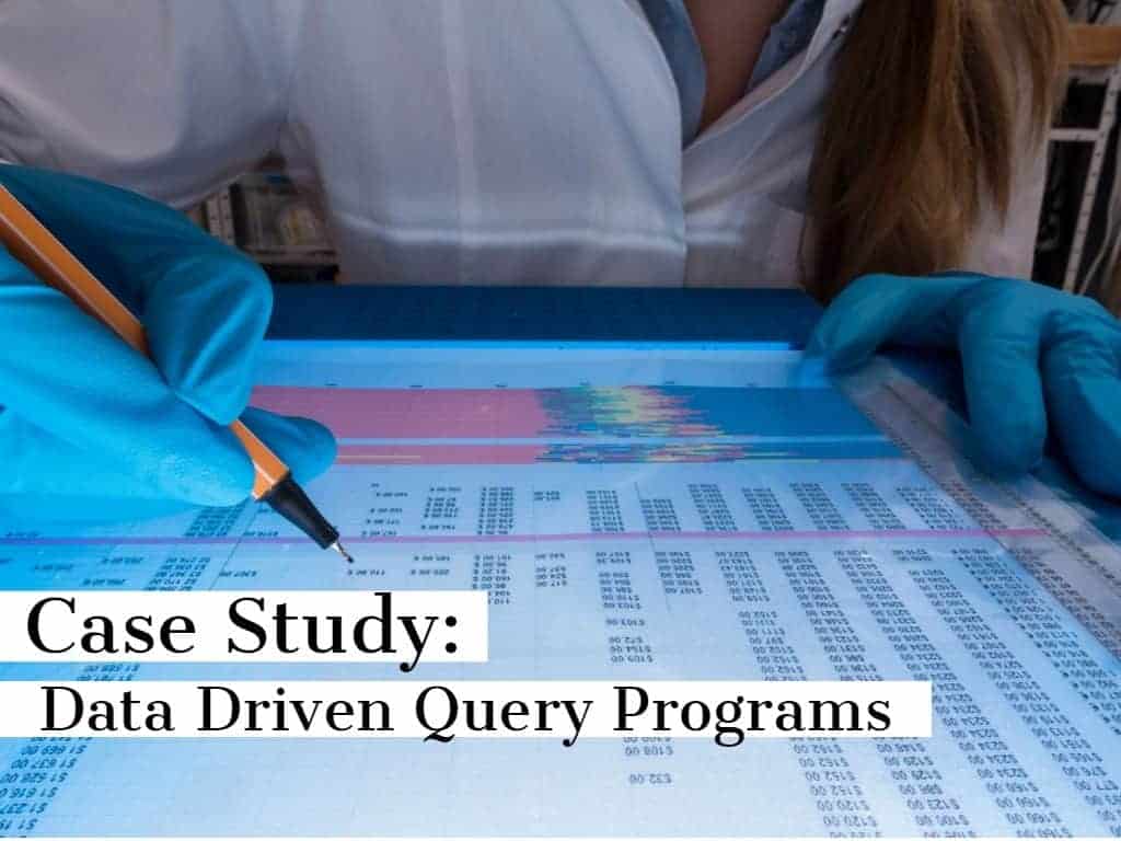 Case Study: To Query or Not to Query... query program
