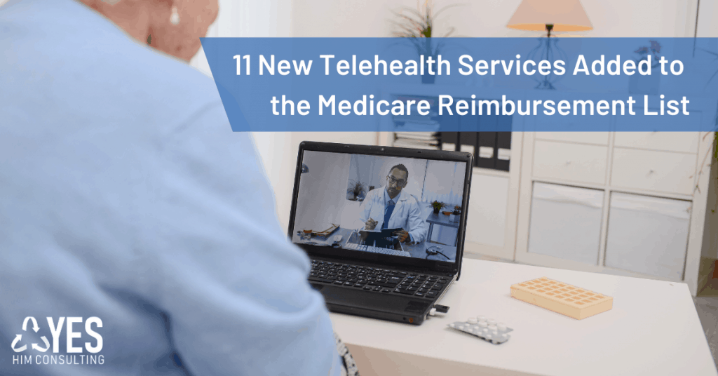 list of medicare telehealth services